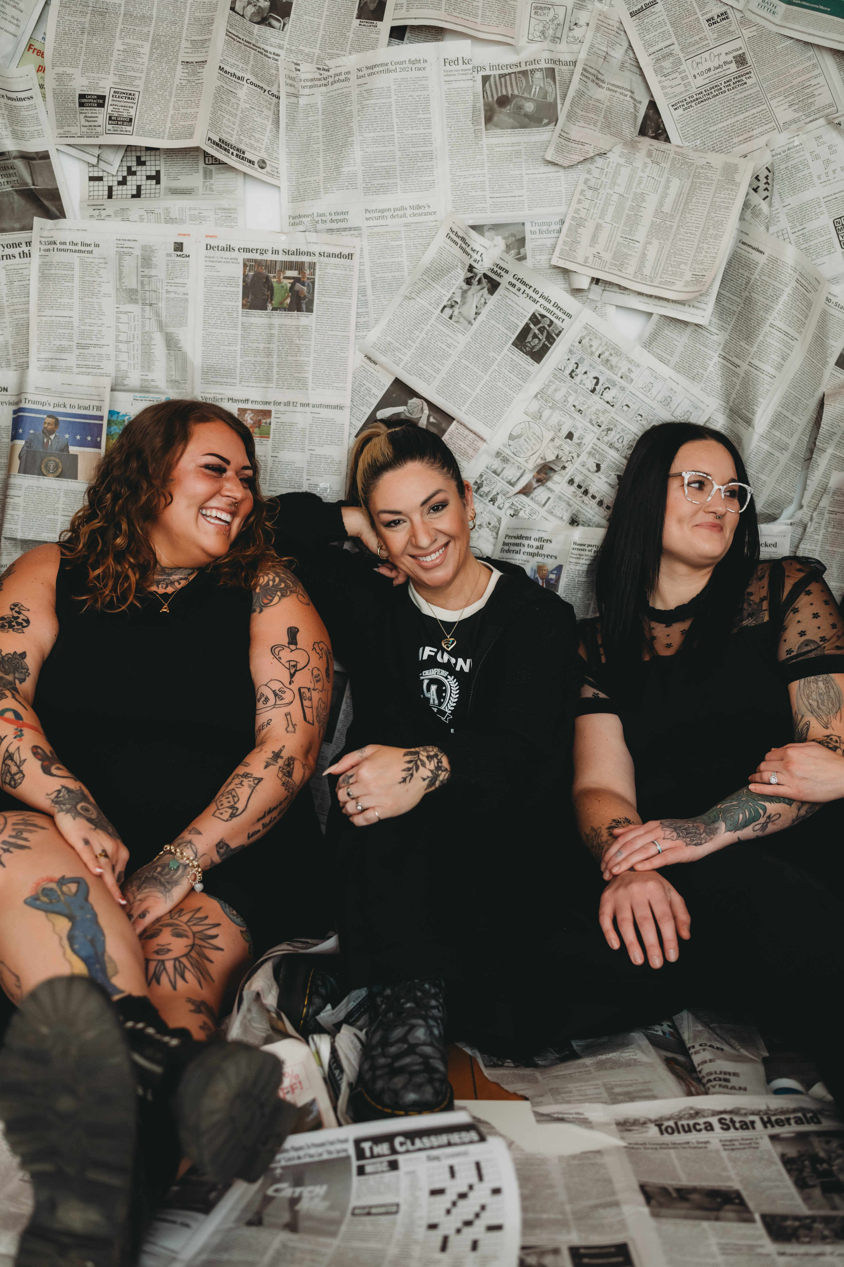 Tattoo artists at Evolution Ink Shop