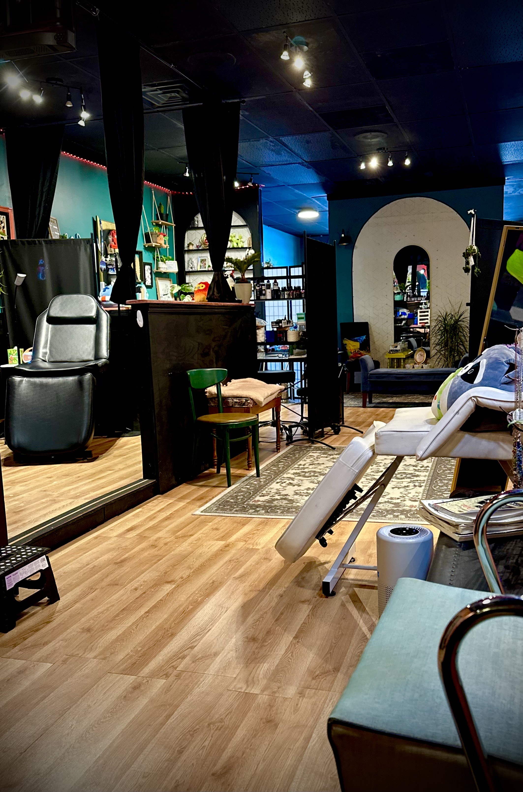 Lobby area at Evolution Ink Shop